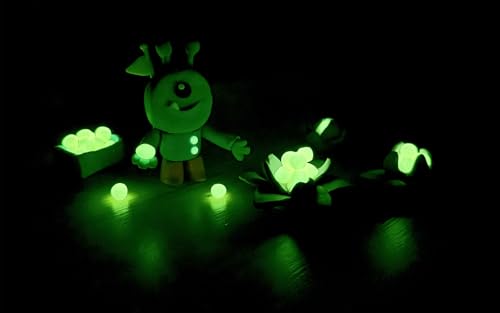 Jovi - Non Drying Modeling Clay, 8 Basic Color + 2 Glow in The Dark | Glow in the Dark - Non-Toxic - Non-Drying - For Kids Ages 3+ - Plant Based - color: Basic + Glow