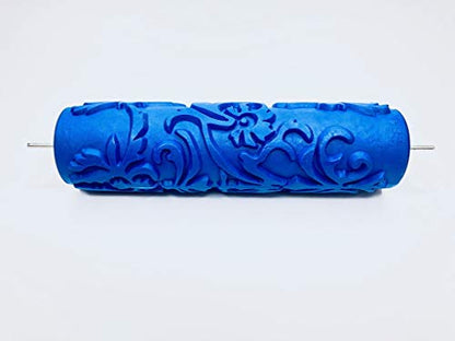 Pattern Paint Roller - 7" Roller (Serenity Damask Pattern) - color: Serenity Damask Pattern