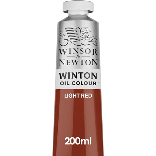 Winsor & Newton Winton Oil Color, 200ml (6.75-oz) Tube, Light Red - color: Light Red, size: 6.75 Fl Oz (Pack of 1), style: 6.75-oz Tube