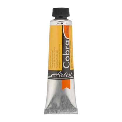 Cobra Water-Mixable Oil Color 40 ml Tube - Naples Yellow Deep