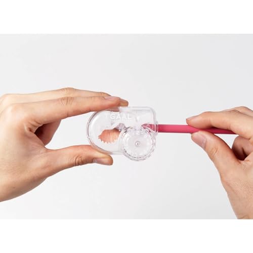 KUTSUWA Hi LiNE T'GAAL Angle Adjustable Pencil Sharpener (RS028CL) | Clear, 1 ea. - color: Clear