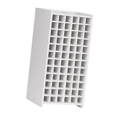 Marker Pen Organizer Desktop Storage Rack 72 Slots Wood PP Board Workspace Home Office Craft Stationery Holder