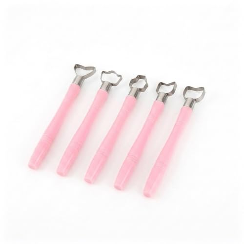 Wooden Pottery Trimming Tools, 5-Piece Sculpting Set for Clay Shaping and Detailing, Handheld Carving Kit for Wheel Throwing and Hand Building (Set of 5) - color: Pink