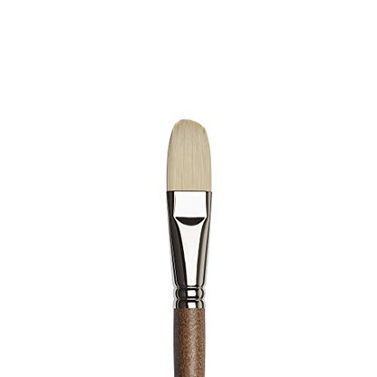 Winsor & Newton Artists' Oil Synthetic Brush, Filbert #12 - style: Filbert #12