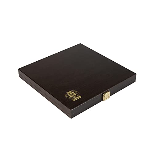 Schmincke - HORADAM® AQUARELLdark Wooden Box with 24 Finest Watercolor Paints, 74883097, Gift Set, Premium Watercolor Paints, 24 x 1/2 Pans