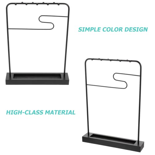 COHEALI Iron Brush Pen Holder 14.56X10.62X2.00In Wrought Calligraphy Brush Rack Home Desk Display Organizer for Writing and Art Supplies