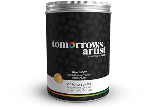 TA: Victoria Sunset, Heavy Body Eco-Friendly Acrylic Art Paint 250ml/8.45oz Jar - color: Victoria Sunset, size: 8.5 Fl Oz (Pack of 1)