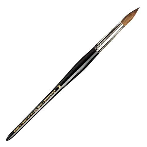 da Vinci Watercolor Series 10 Maestro Paint Brush, Round Kolinsky Red Sable, Size 14 - size: Size 14, style: Round Series 10