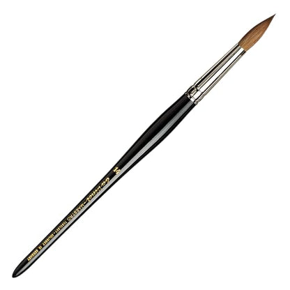 da Vinci Watercolor Series 10 Maestro Paint Brush, Round Kolinsky Red Sable, Size 14 - size: Size 14, style: Round Series 10