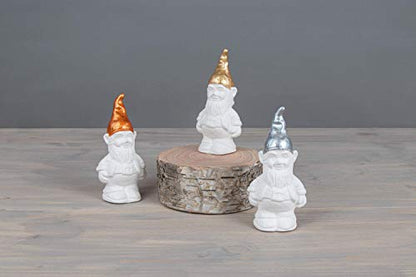 Rayher 34446000 Garden Gnome Mould for Concrete Crafts and Soap Making, Latex Rubber Mould for Casting, 6x12.5 cm - style: Garden gnome small