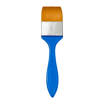 Sterling Edwards Signature Series Watercolor Artist Paint Brush - Flat - 2 inch - size: Wash - 2 inch