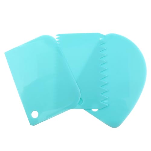 7PCS Color Paint Scraper Plastic Texture Art Tool for Art Painters Cream Scrapers DIY Handcrafted Pottery, etc.