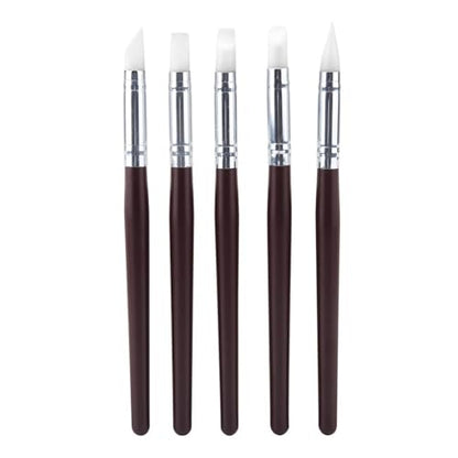 Sculpting Tool Set Dual-Ended Silicone Art Sticks for Clay Shaping, Carving, and Watercolor Blending, Multi-Functional Modeling & Painting Tools