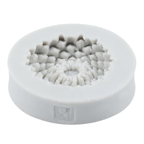 Flower Polymer Clay Mold Chrysanthemum Clay Molds Chrysanthemum Flower Silicone Mold for DIY Crafts Air Dry Plaster Jewelry Making Epoxy Resin Casting - color: Style D