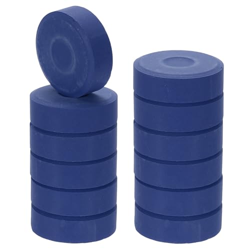PATIKIL 12 Pcs Washable Tempera, 2.3"x0.7" Large Tempera Paint Cakes Bulk Paints Blocks Art Supplies Watercolor Cake for Artists Art Painting Drawing DIY Crafting, Blue - color: Blue