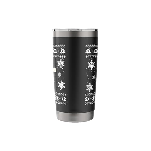 Spongebob SquarePants Holiday Christmas Graphic Stainless Steel Insulated Tumbler - color: Black