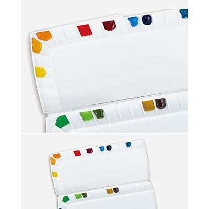 Mijello MWP-3040 Silver 40 Watercolor Stain Resistant Palette