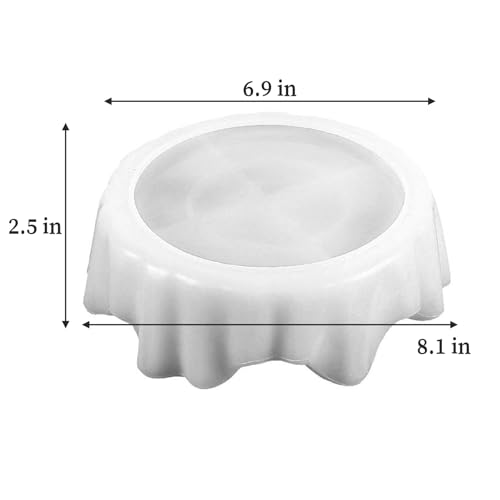 Wehous Large Irregular Bowl Silicone Mold, Unique Storage Epoxy Resin Concrete Molds, Big Candle Holder Tray Container Jewelry Holder Succulent Pot Makeup Organizer Casting Mold Art Craft Ornament - color: Irregular Pot