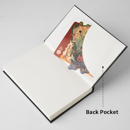 E-WEICHEN Mixed Media Sketch Pad, 4 x 6 inches 125 GSM (100 Sheets/200 Pages) Sketchbook for Drawing, Hardcover Mix Media Art Sketchbook for Wet and Dry Media,Painting,Drawing. 4X6 - color: 6x4in-Black