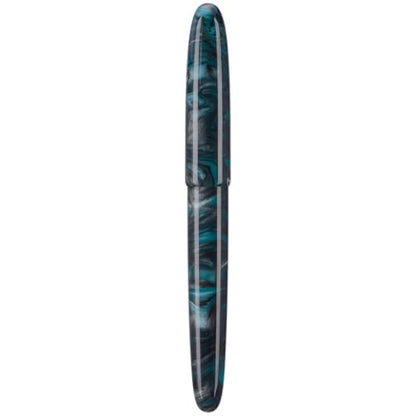 Asvine C80 Fountain Pen #8 Fine Nib Large Handcraft Pen with Converter Pen Case Collection Set (Green Ripple) - color: Green Ripple, style: Fine
