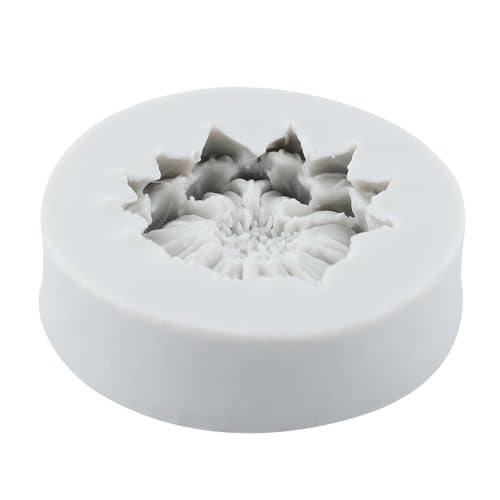Daisy Flower Polymer Clay Mold Flower Clay Molds Daisy Silicone Mold for DIY Crafts Air Dry Plaster Jewelry Making Epoxy Resin Casting - color: Style E