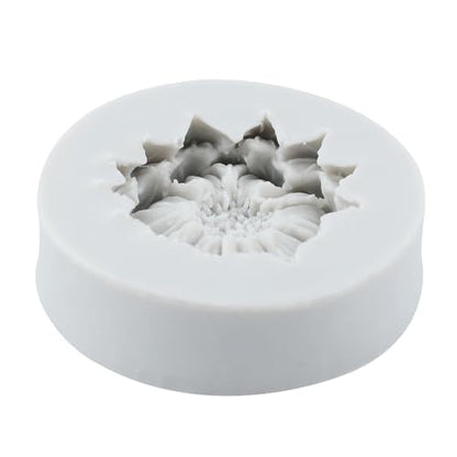 Daisy Flower Polymer Clay Mold Flower Clay Molds Daisy Silicone Mold for DIY Crafts Air Dry Plaster Jewelry Making Epoxy Resin Casting - color: Style E
