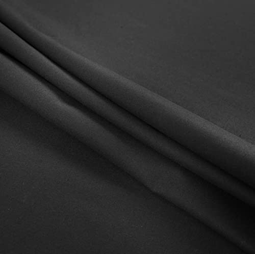 AK TRADING CO. Muslin Fabric/Textile - Draping Fabric - Black 1 Yard Medium Weight - 100% Cotton (60in. Wide) - color: Black, size: 1 Yard