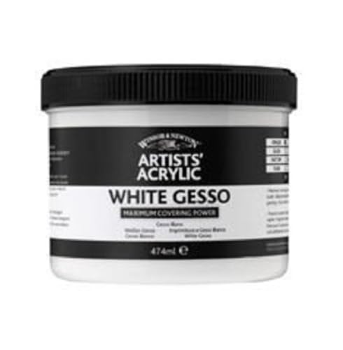 Winsor & Newton Professional Acrylic Medium, White Gesso, 946ml (32-oz) - color: White Gesso, style: 946ml (32-oz)