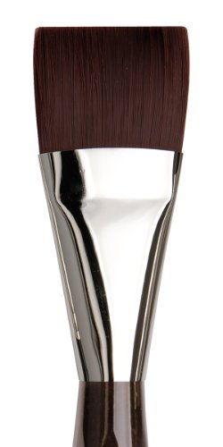 da Vinci Oil & Acrylic Series 7385 Top Acryl Paint Brush, Bright Red/Brown Synthetic with Long Ergonomic Handle, Size 26 (7385-40) - size: Size 26, style: Bright Brown Long