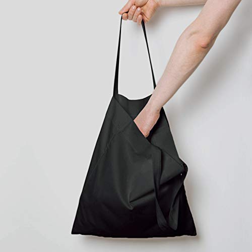 NPBAG 15 Pack 15'' X 16'' Black Cotton Tote Bags, Lightweight Blank Bulk Cloth bags with 1pc of PTFE Teflon Sheet - color: Black, size: Medium
