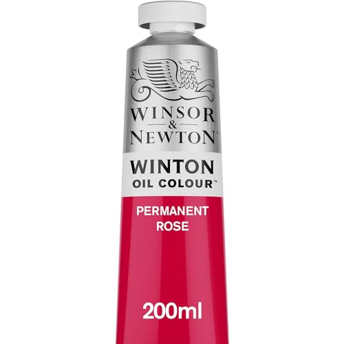 Winsor & Newton Winton Oil Color, 200ml (6.75-oz) Tube, Permanent Rose - color: Permanent Rose, size: 6.75 Fl Oz (Pack of 1), style: 6.75-oz Tube