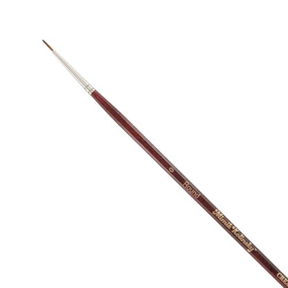 Creative Mark Mimik Kolinsky Watercolor Brush - # 0 Round - Long Handle Synthetic Paint Brush - Handmade in Germany - Synthetic Sable Paint Brushes for Professional Artists - Animal-Friendly - size: 0