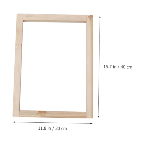 EXAOMBLE Family-Friendly Silk Screen Printing Kit Frame Squeegees Transparency Film Mask Tape