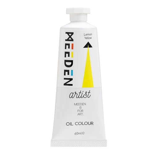 MEEDEN Artist Grade Oil Paint: Lemon Yellow - 60ml/2oz Tube - Professional Art Paints for Canvas Painting - color: Lemon Yellow, style: 60ml/2oz