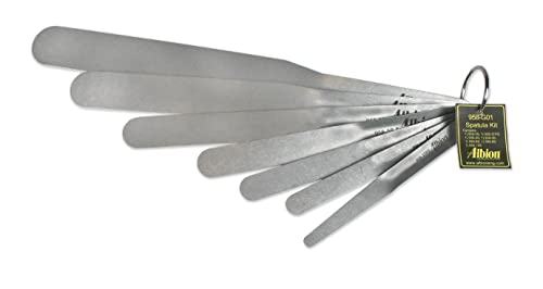 Albion Engineering Original 958-G01 Streamline Flexible Caulk Spatula 7-Piece Set