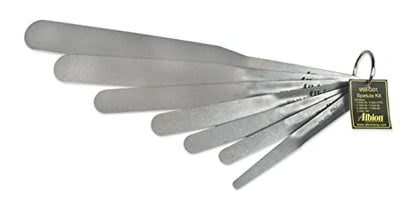 Albion Engineering Original 958-G01 Streamline Flexible Caulk Spatula 7-Piece Set