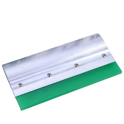 Screen Printing Squeegee Rubber Printing Tool Screen Squeegee Aluminum Handle Wear-Resistant Silk Scraper for DIY Hand Printing,Flat Patterns