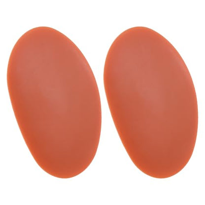 HARFINGTON 2pcs Pottery Ribs 8.8cm x 5.5cm Soft Silicone Rubber Clay Ceramic Sculpting Tools for Finishing Shaping and Smoothing Removing Finger Marks