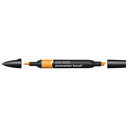 Winsor & Newton Promarker Brush, Amber - color: Amber