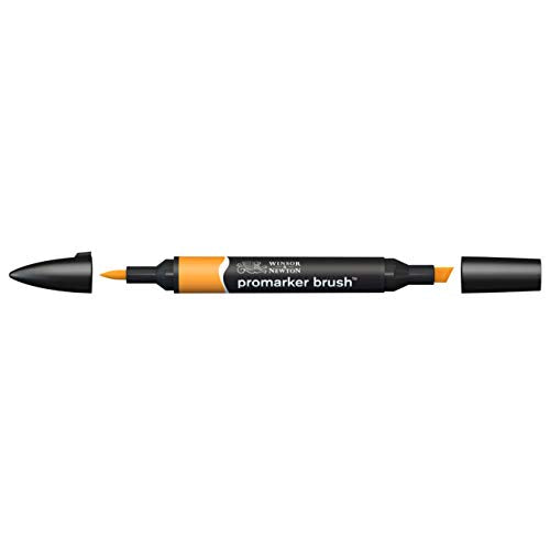 Winsor & Newton Promarker Brush, Amber - color: Amber