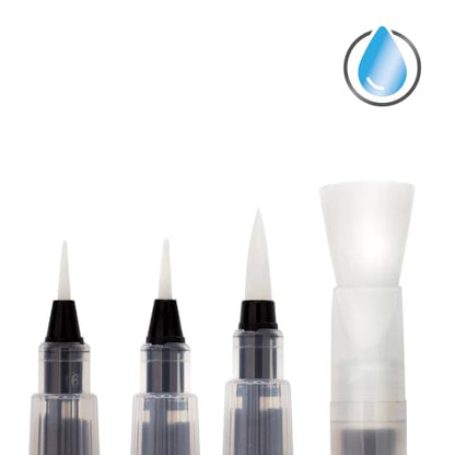 Derwent Push Button Waterbrush Assorted Set (2305816) - style: Assorted Set