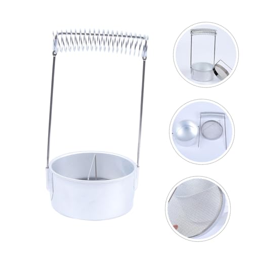 STOBOK 2pcs Stainless Steel Brush Cleaning Barrel Drying Rack for Art Paint Brush Washer Holder for Artists Bucket