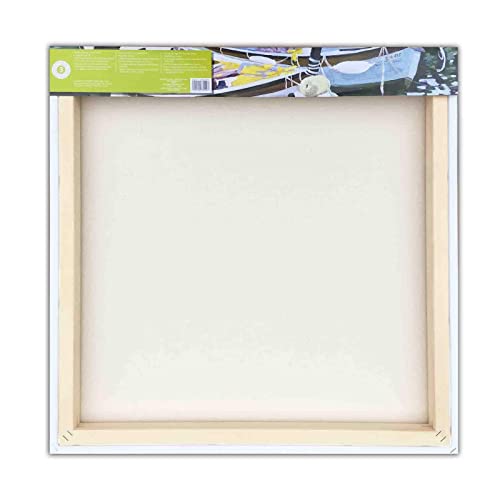 Artist's Loft 24" x 24" Level 3 Gallery Wrapped Heavy Duty Canvas - Archival, Acid Free Cotton Canvas for Acrylic and Oil Paint - Bulk 6 Pack - size: 24 x 24