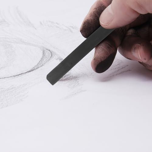 20pcs Compressed Charcoal Sticks 7-9mm Diameter Vine Charcoal Drawing Pencils for Students and Artists Shading Sketching Art Supplies