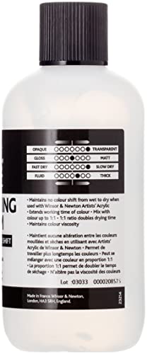 Winsor & Newton Professional Acrylic Medium, Slow Drying Medium, 125ml (4.2-oz) - color: Slow Drying Medium, style: 125ml (4.2-oz)
