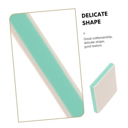 PACKOVE 24pcs Soft Linoleum Carving Blocks for Stamp Making with Smooth Cutting and Simple Stamp Creation Square TPR Printmaking Supplies and School Art Projects