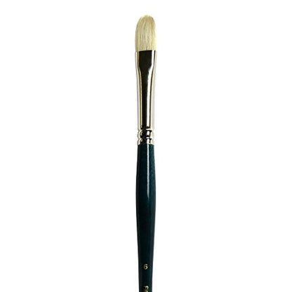 Princeton Ashley Filbert Brush, Natural, Long Handle, Size 6, 1 Count - size: Size 6
