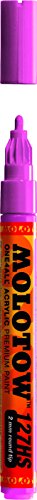 Molotow ONE4ALL Acrylic Paint Marker, 2mm, Fuchsia, 1 Each (127.237) - color: Fuchsia, size: 1 Count (Pack of 1)