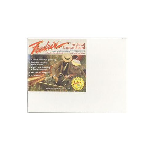 FREDRIX PRO Series Dixie 17.5 oz. Primed Archival Cotton Canvas Board, 9" x 12" - size: 9" x 12"