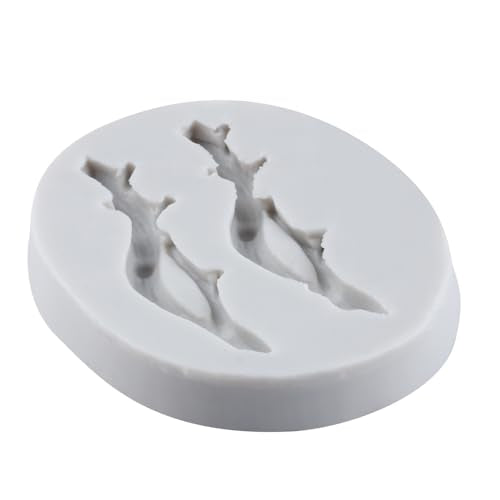 3D Tree Branch Silicone Molds Tree Branch Polymer Clay Mold for DIY Crafts Epoxy Resin Casting Air Dry Polymer Clay Plaster Jewelry Making - color: Style A